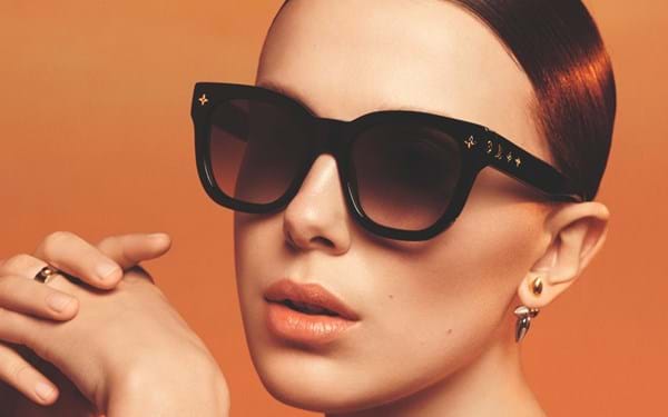 Louis Vuitton LV Moon sunglasses worn by Millie Bobby Brown on her